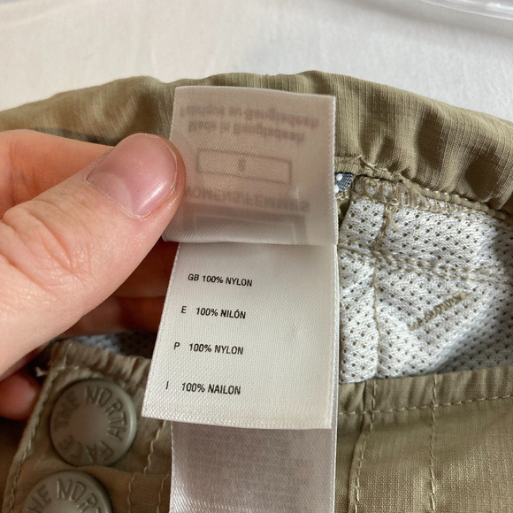 The North Face Women’s Tan Aphrodite Motion Cargo Capri Activewear Pants Size 8 - Picture 9 of 13